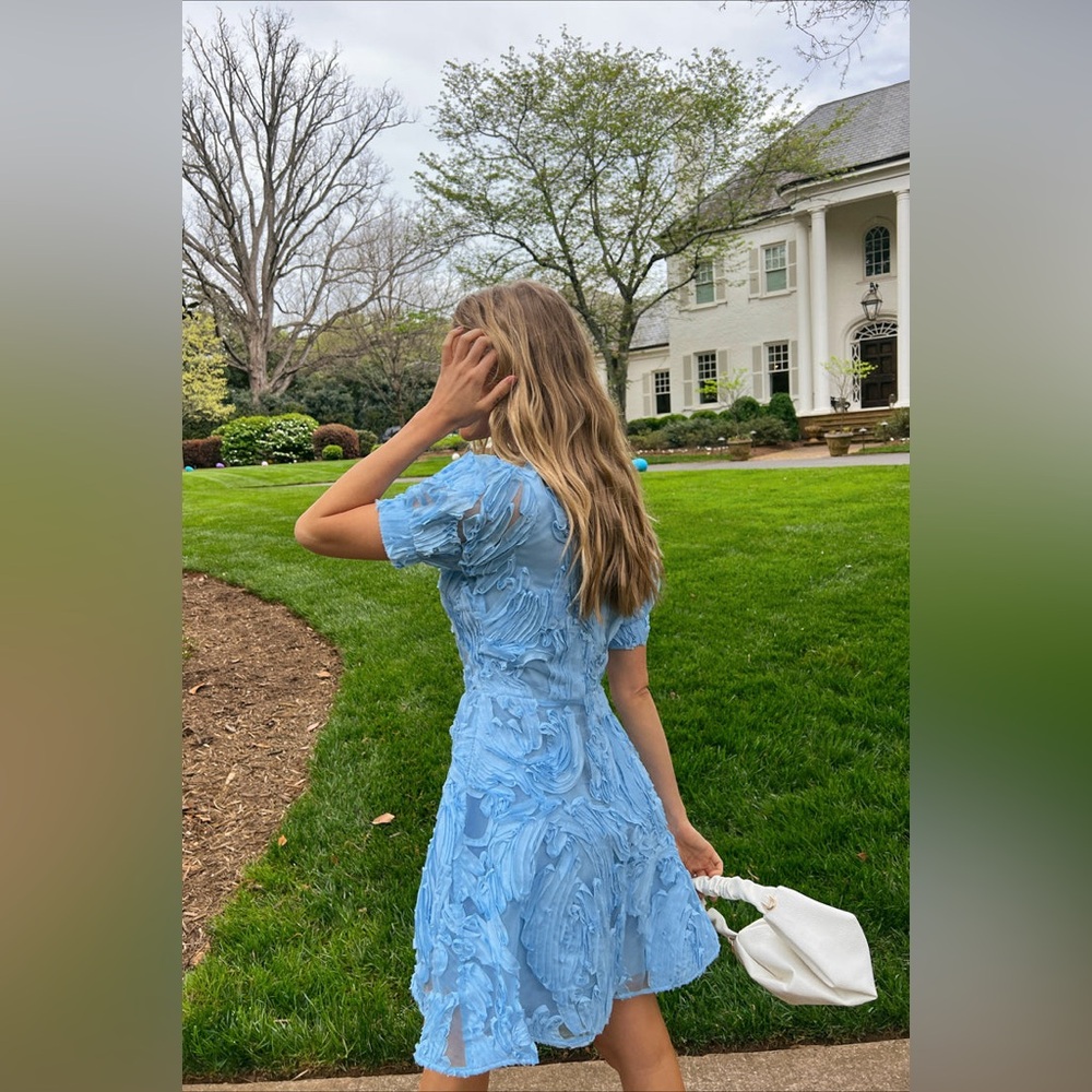Vestique Light Blue Midi Dress - Picture 2 of 8
